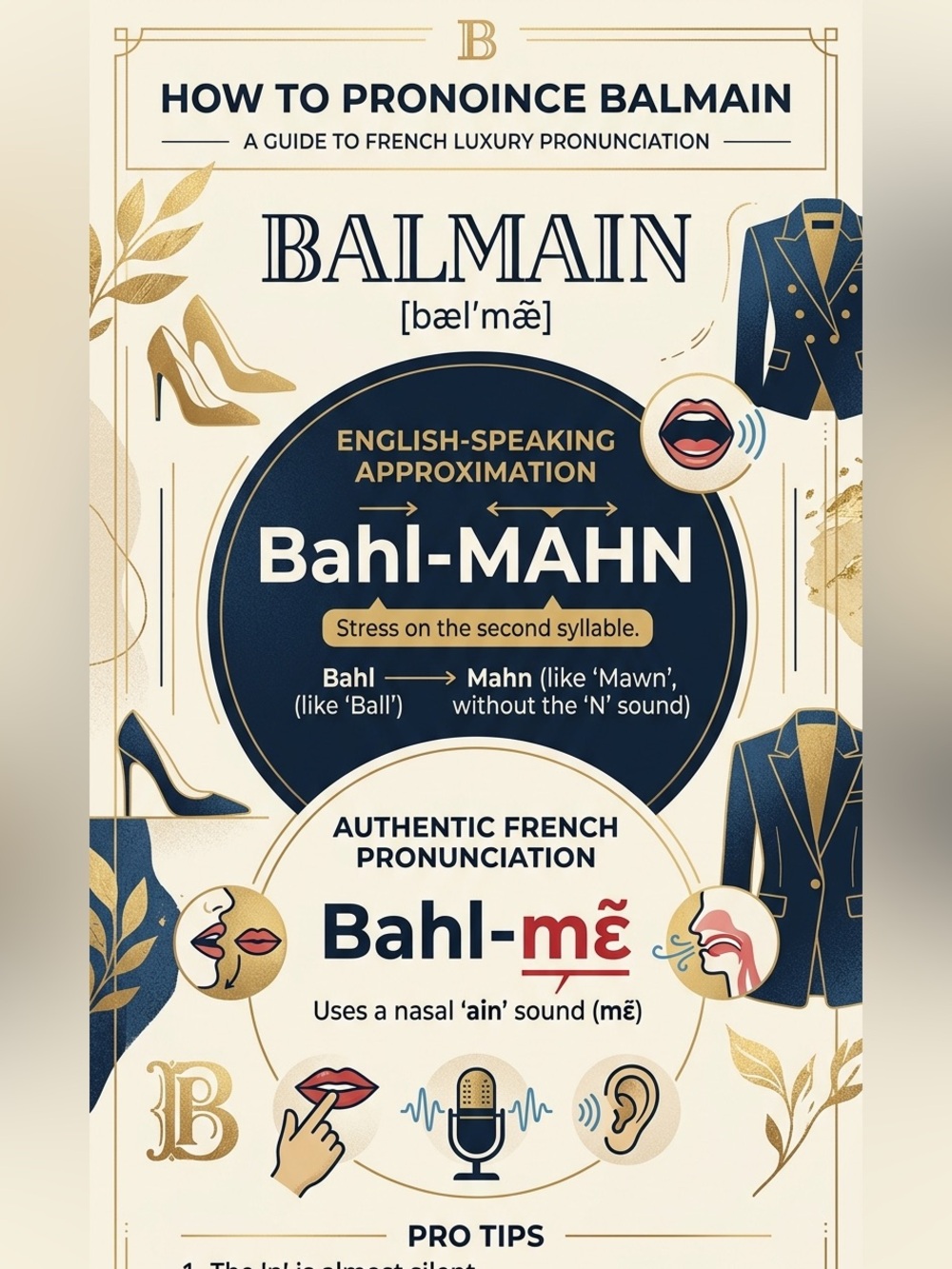 Balmain poster